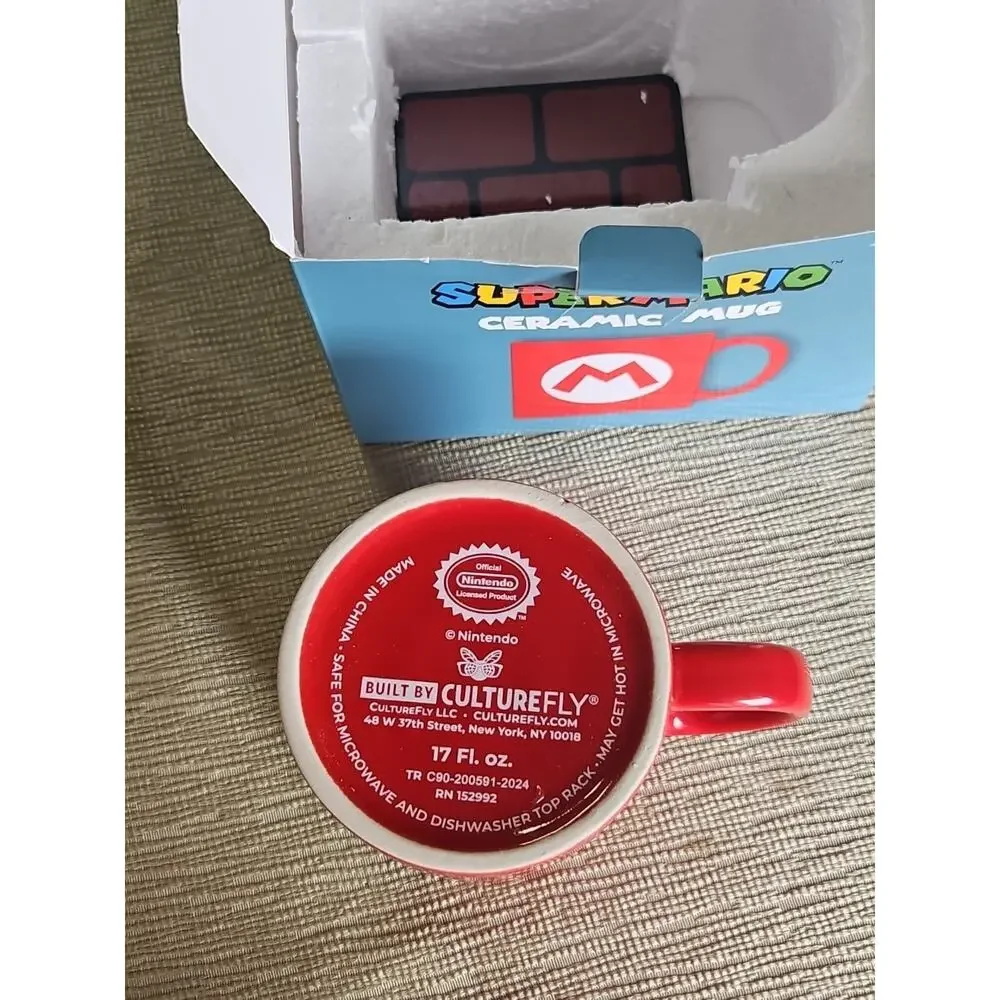 Super Mario Ceramic Mug – Brand New